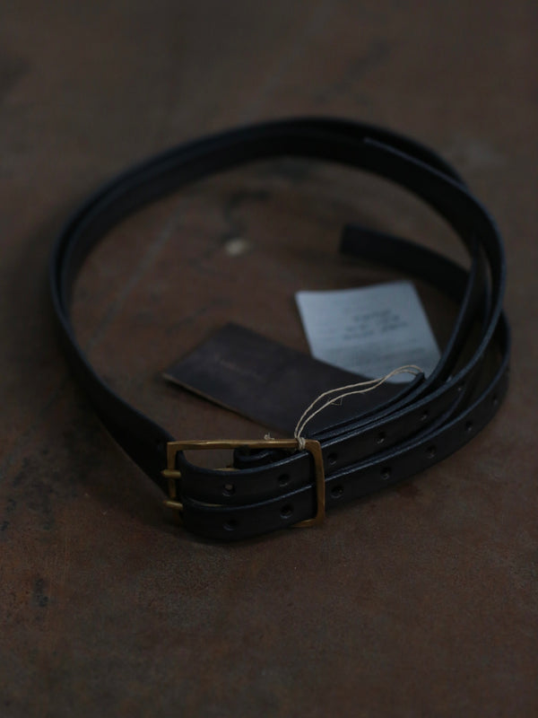 AVIVA JIFEI XUE X Tagliovivo leather belt AJX-BELT Calf Leather/Brass-Abyss